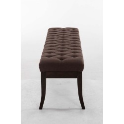 Banco Ramsés, tapizado antiguo oscuro, 150 marrón