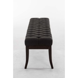 Banco Ramsés, tela antigua oscura, 150 gris oscuro