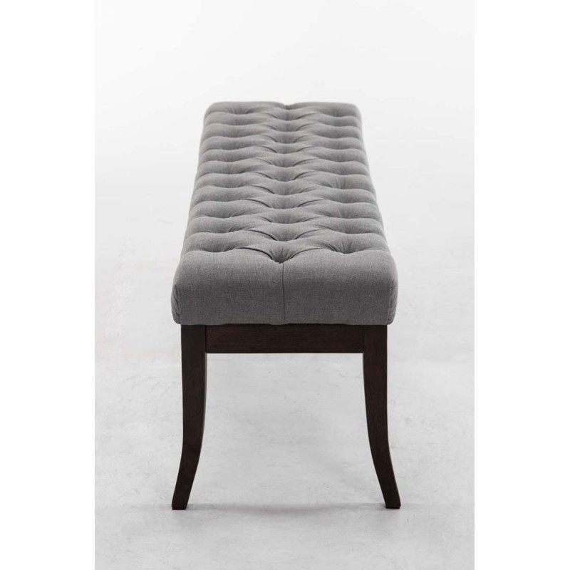 Banco Ramsés, tela antigua oscura, 150 gris