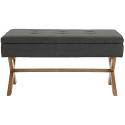 Banco Namaro, tela antigua gris claro oscuro