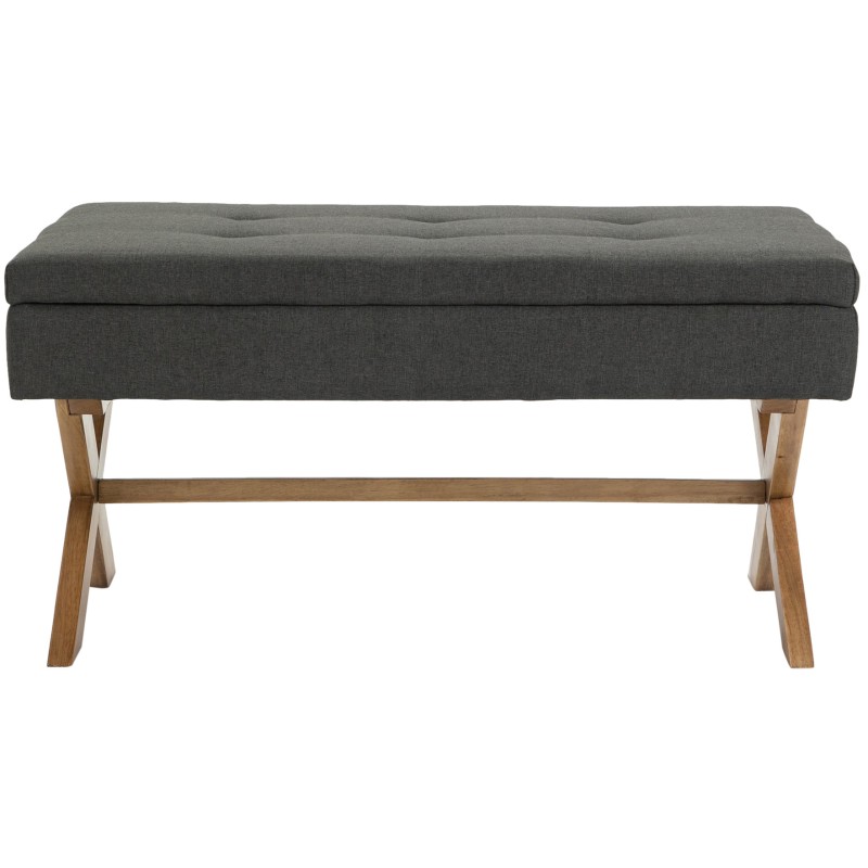 Banco Namaro, tela antigua gris claro oscuro