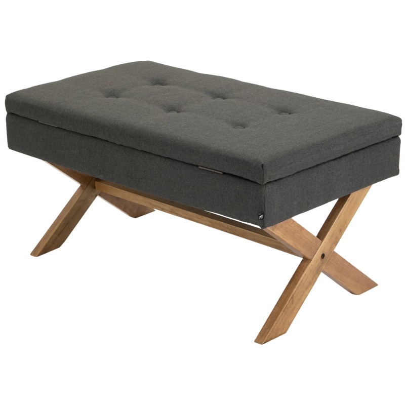 Banco Namaro, tela antigua gris claro oscuro