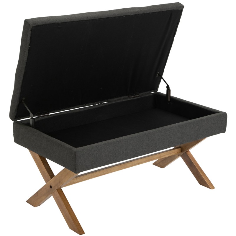 Banco Namaro, tela antigua gris claro oscuro