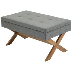 Banco Namaro, tela gris claro antigua