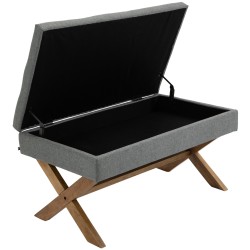 Banco Namaro, tela gris claro antigua