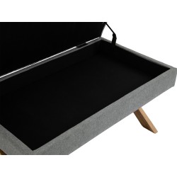 Banco Namaro, tela gris claro antigua