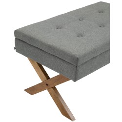 Banco Namaro, tela gris claro antigua