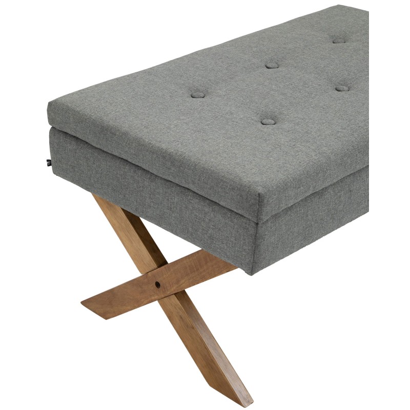 Banco Namaro, tela gris claro antigua