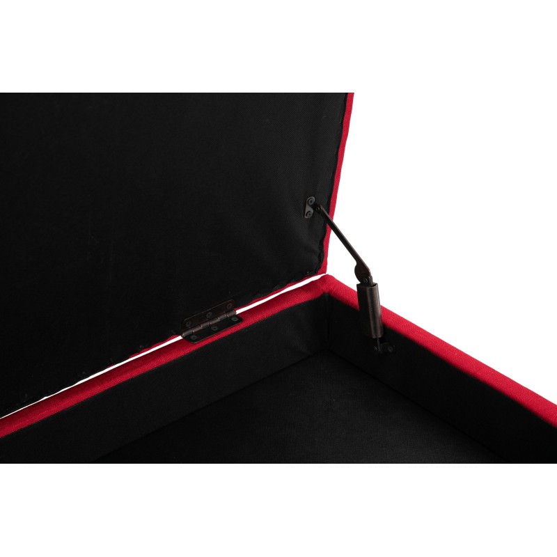 Banco Namaro, tela antigua de color rojo claro