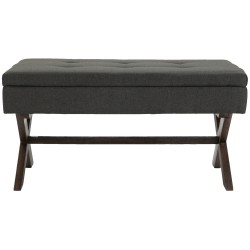 Banco Namaro, tela gris oscuro antigua