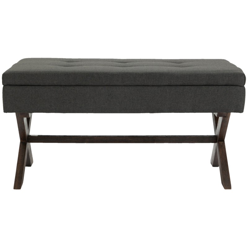 Banco Namaro, tela gris oscuro antigua