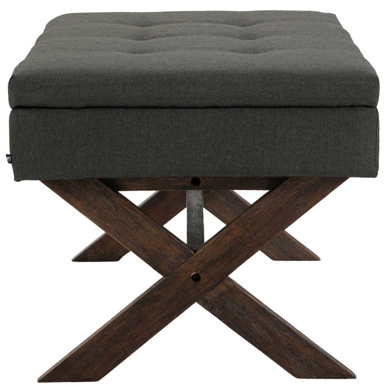 Banco Namaro, tela gris oscuro antigua