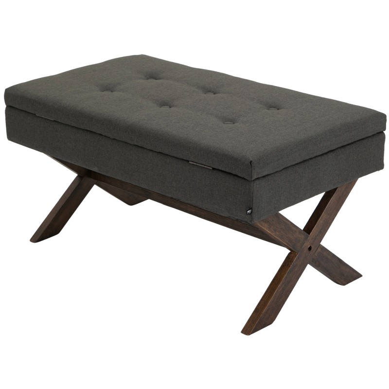 Banco Namaro, tela gris oscuro antigua