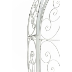 Pabellón semiabierto Rosie con banco blanco antiguo