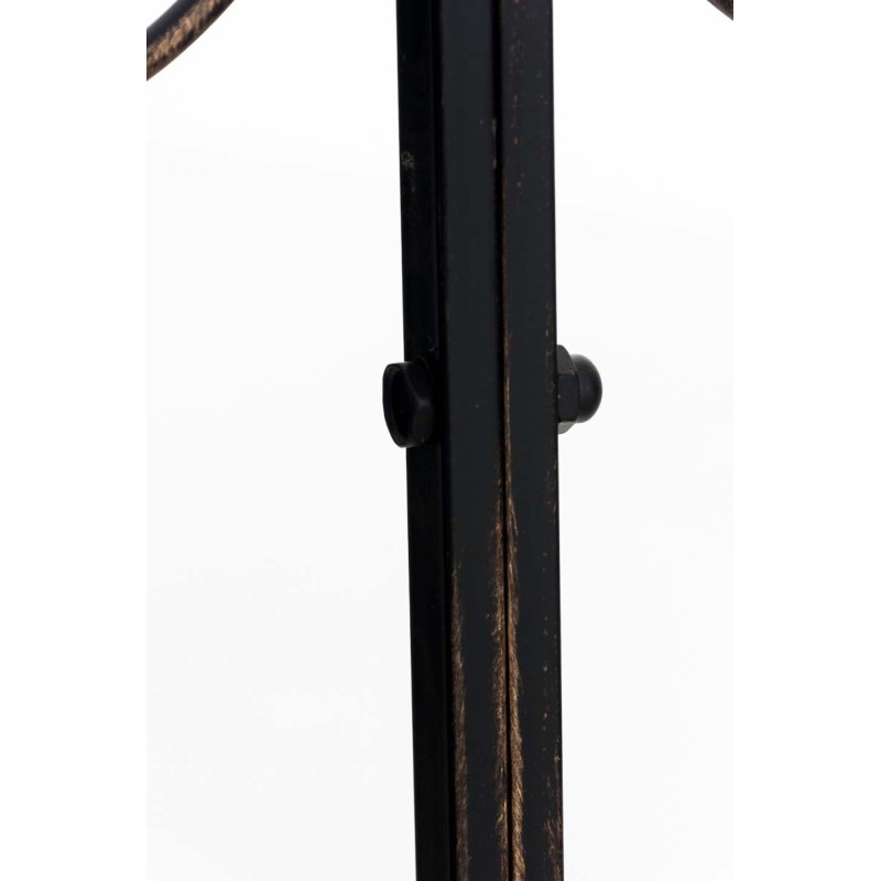 Pabellón semiabierto Rosie con banco de bronce