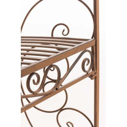 Pabellón semiabierto Rosie con banco marrón antiguo