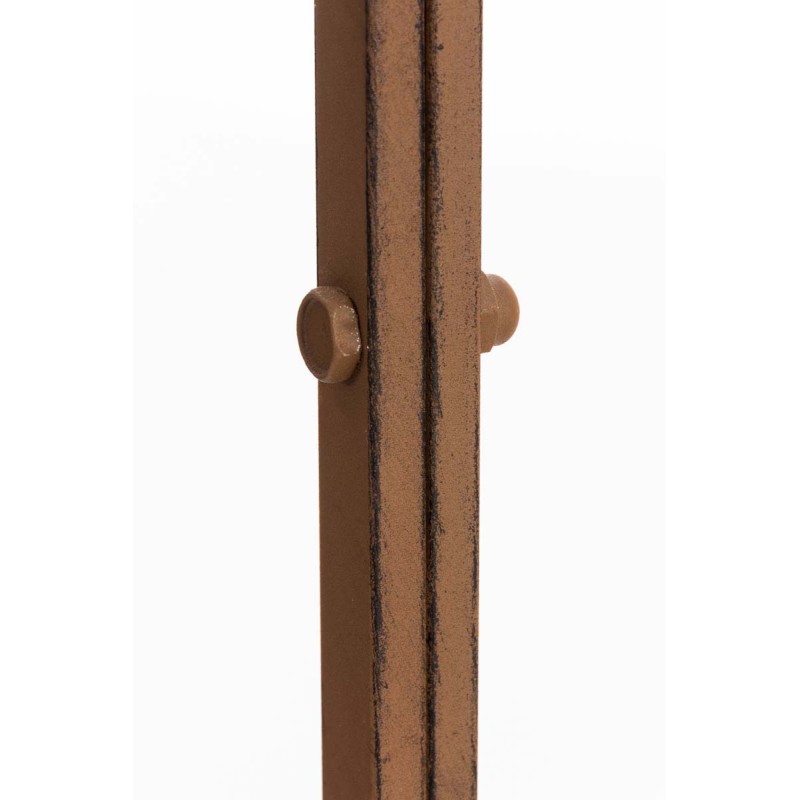 Pabellón semiabierto Rosie con banco marrón antiguo