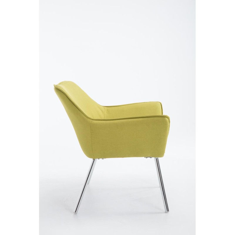 Sillón orejero Caracas, tela verde