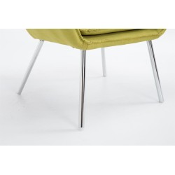 Sillón orejero Caracas, tela verde