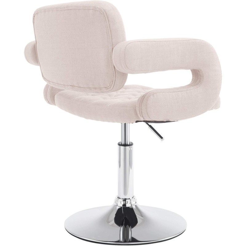 Sillón orejero Dublín en tela beige