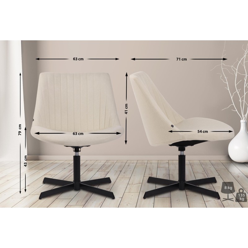 Sillón orejero color crema Granby