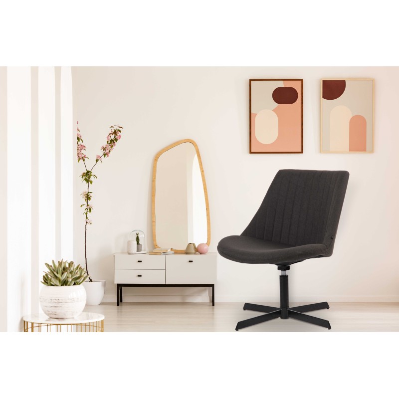 Sillón orejero Granby gris oscuro