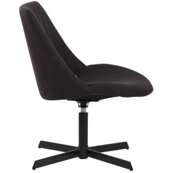 Sillón orejero negro Granby