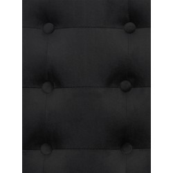 Sillón orejero Avon en terciopelo negro