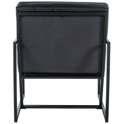 Sillón orejero Avon en terciopelo gris