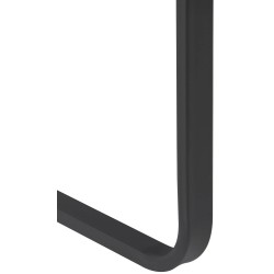 Sillón orejero Manea en tela gris oscuro