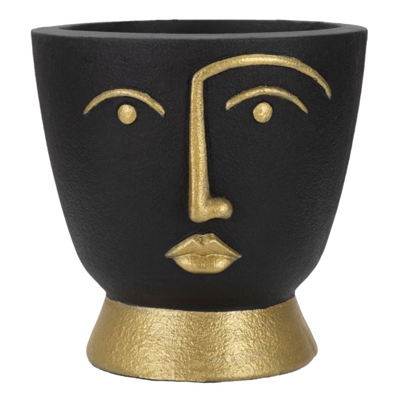 Jarrón de inspiración tribal -B- CM Ø 25X25