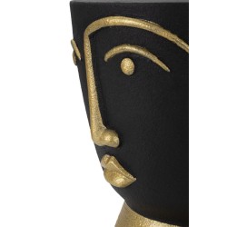 Jarrón de inspiración tribal -B- CM Ø 25X25