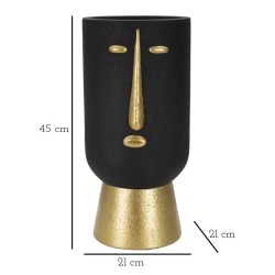 Impresionante jarrón tribal -D- CM Ø 21X45