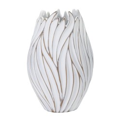 Jarrón de poliresina Honduras estilo boho chic, 27 x 41,5 cm de diámetro.