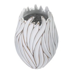 Jarrón de poliresina Honduras estilo boho chic, 27 x 41,5 cm de diámetro.