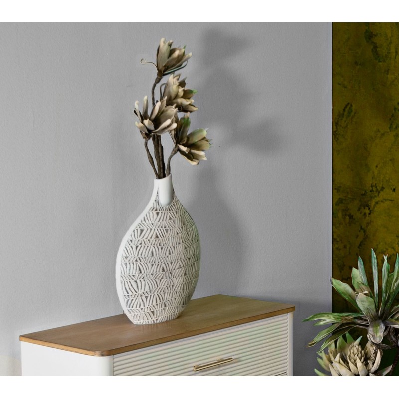 Jarrón Nairobi Slender de poliresina, 30,5 x 11,5 x 46,5 cm