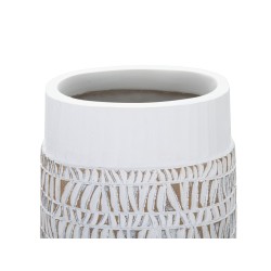 Jarrón ovalado sublime Nairobi de poliresina CM 19X12X50