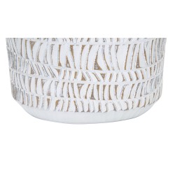 Jarrón ovalado sublime Nairobi de poliresina CM 19X12X50