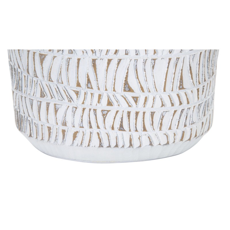 Jarrón ovalado sublime Nairobi de poliresina CM 19X12X50