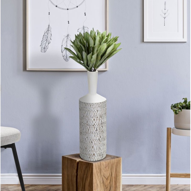 Jarrón/botella de poliresina Nairobi Elegant CM Ø 15 x 49,5