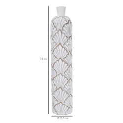 Jarrón Panamá Tall Chic de poliresina, 15,5 x 74 cm de diámetro.
