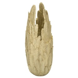 Elegante jarrón de plumas 32 x 34 x 80 cm