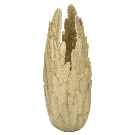 Elegante jarrón de plumas 32 x 34 x 80 cm