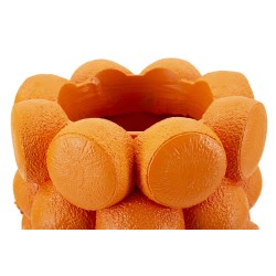 Jarrón decorativo naranja CM Ø 19X28
