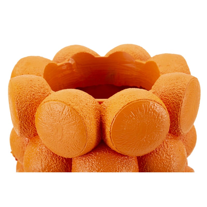 Jarrón decorativo naranja CM Ø 19X28