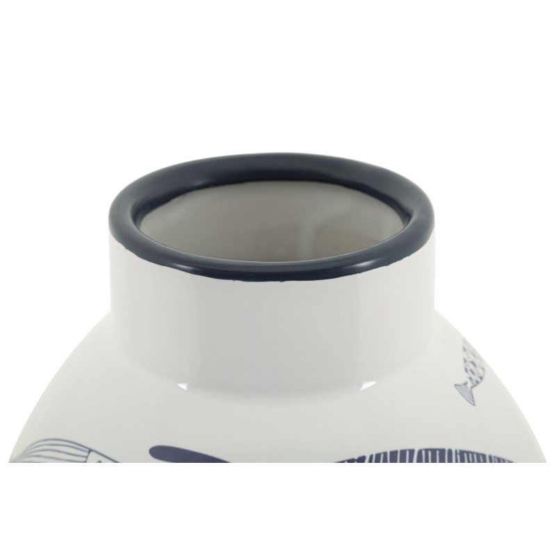 Jarrón artístico con forma de pez CM Ø 21X31