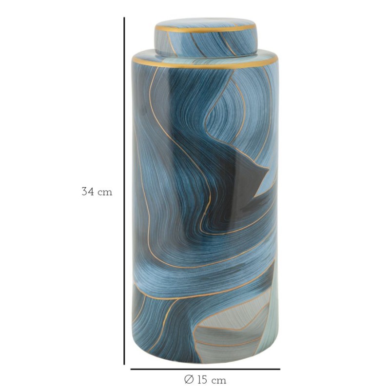 Elegante jarrón contemporáneo CM Ø 15X34