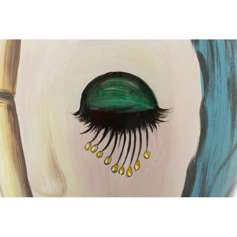 Jarrón moderno con arte facial CM Ø 28X50