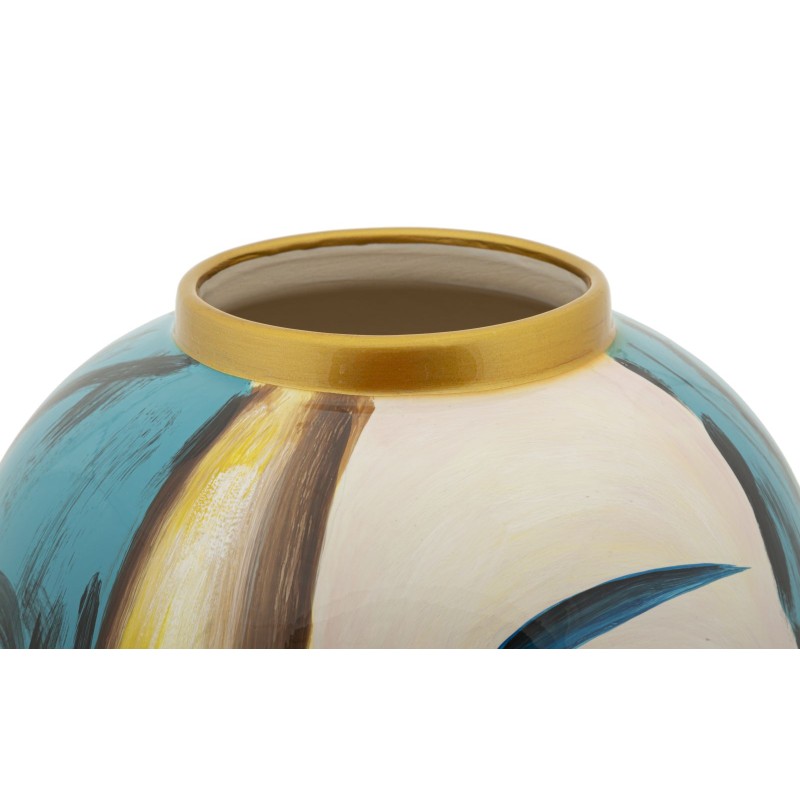 Jarrón moderno con arte facial CM Ø 28X50