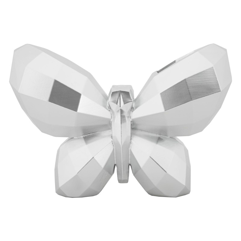 Jarrón mariposa de plata sublime CM 22.5X8X15